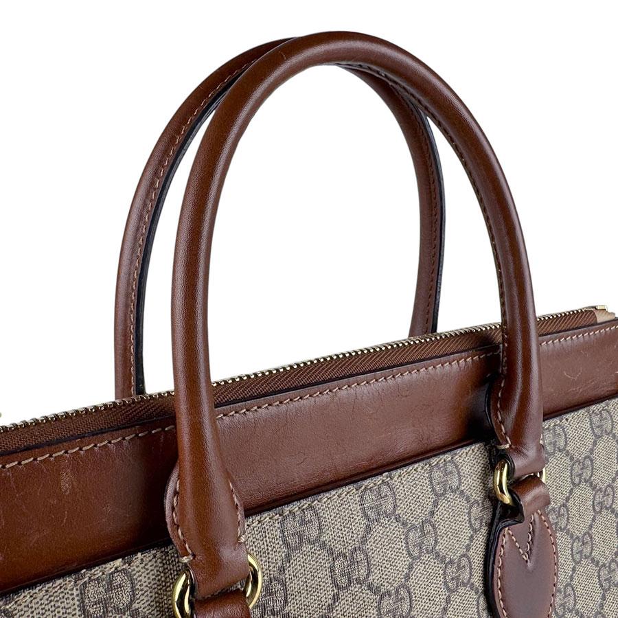 グッチ GGスプリーム ミニバッグショルダー ショルダーバッグ ブラウン GUCCI＊OPHIDIA GG SUPER MINI ショルダーバッグ＊送料込 (GUCCI