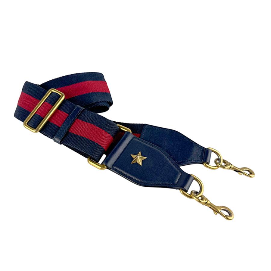 グッチ GUCCI ショルダーバッグ ハンドバッグ ディオニュソス バンブー レザー ネイビー×グリーン×レッド