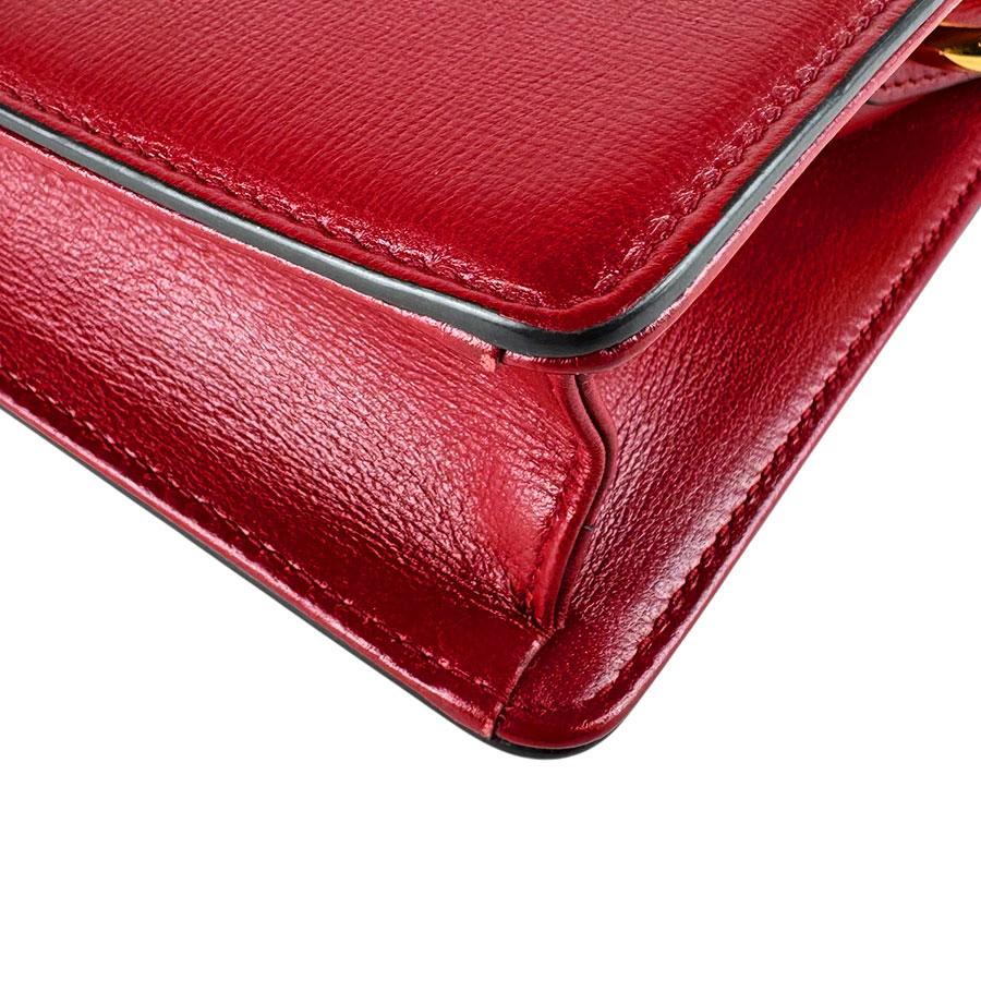 GUCCI ショルダーバッグ レッド GUCCI（グッチ） ショルダーバッグ レザー レッド : ブランドバリュー