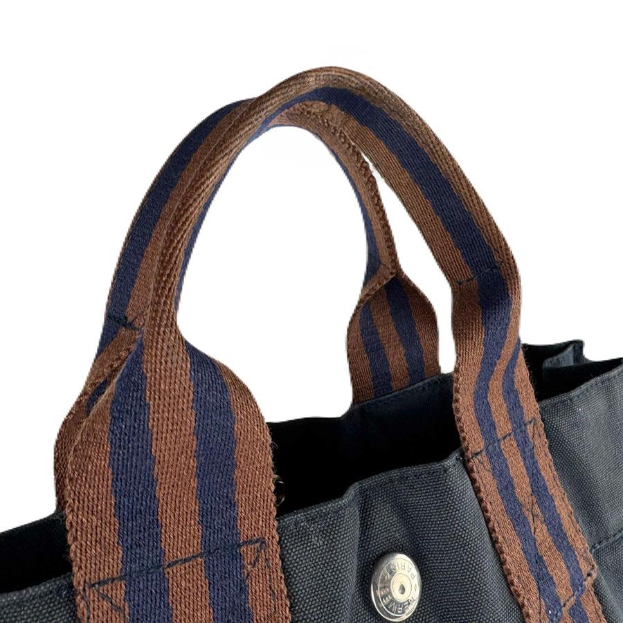HERMES（エルメス） ハンドバッグ フールトゥPM キャンバス ネイビー