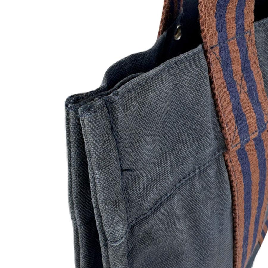 HERMES（エルメス） ハンドバッグ フールトゥPM キャンバス ネイビー