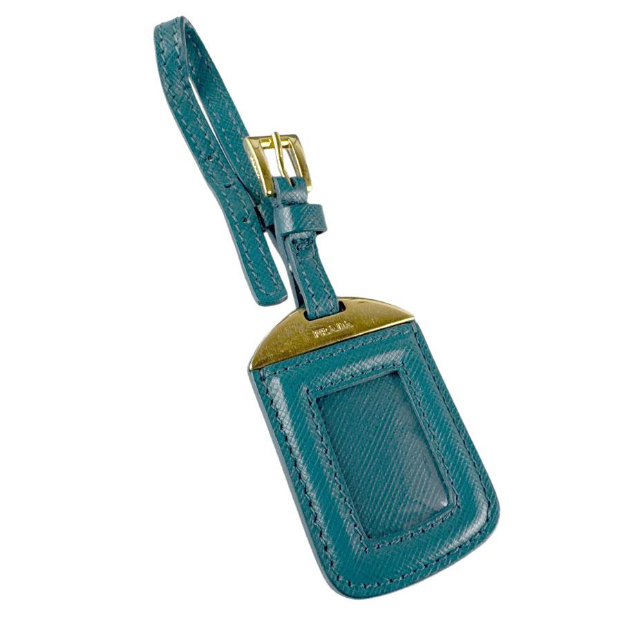プラダ PRADA ハンドバッグ ショルダーバッグ レザー ダークブルーグリーン