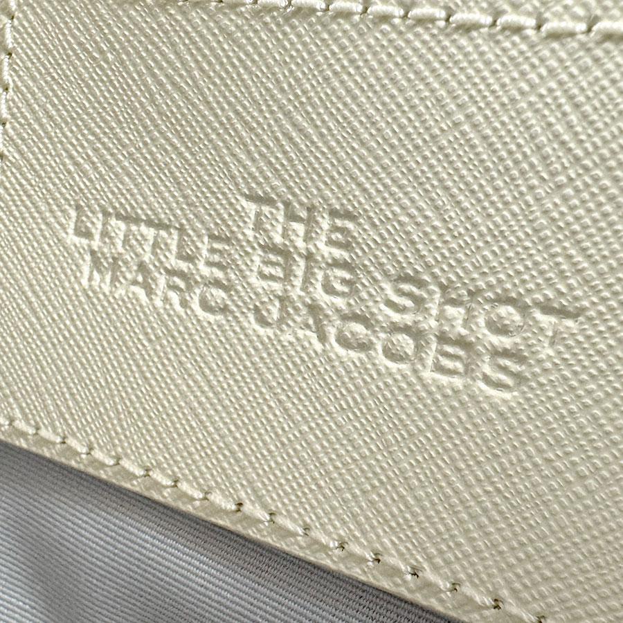 マークジェイコブス MARC JACOBS ハンドバッグ ショルダーバッグ THE LITTLE BIG SHOT レザー アイボリー
