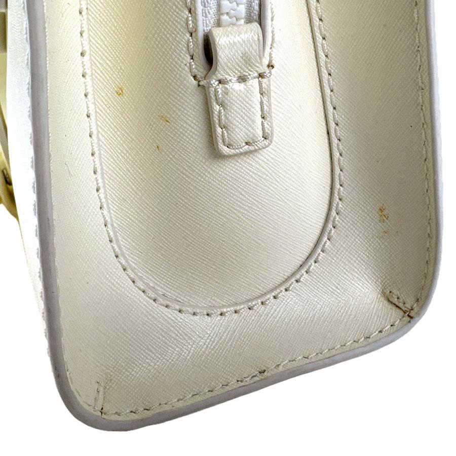 マークジェイコブス MARC JACOBS ハンドバッグ ショルダーバッグ THE LITTLE BIG SHOT レザー アイボリー