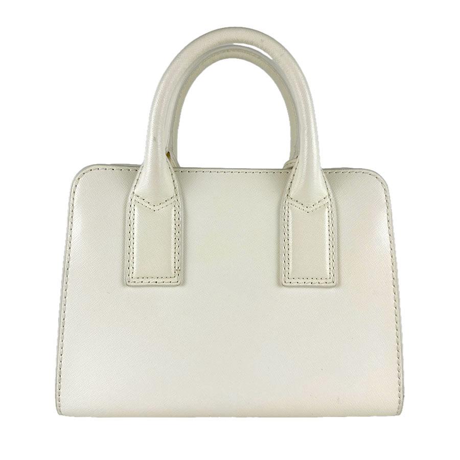 マークジェイコブス MARC JACOBS ハンドバッグ ショルダーバッグ THE LITTLE BIG SHOT レザー アイボリー