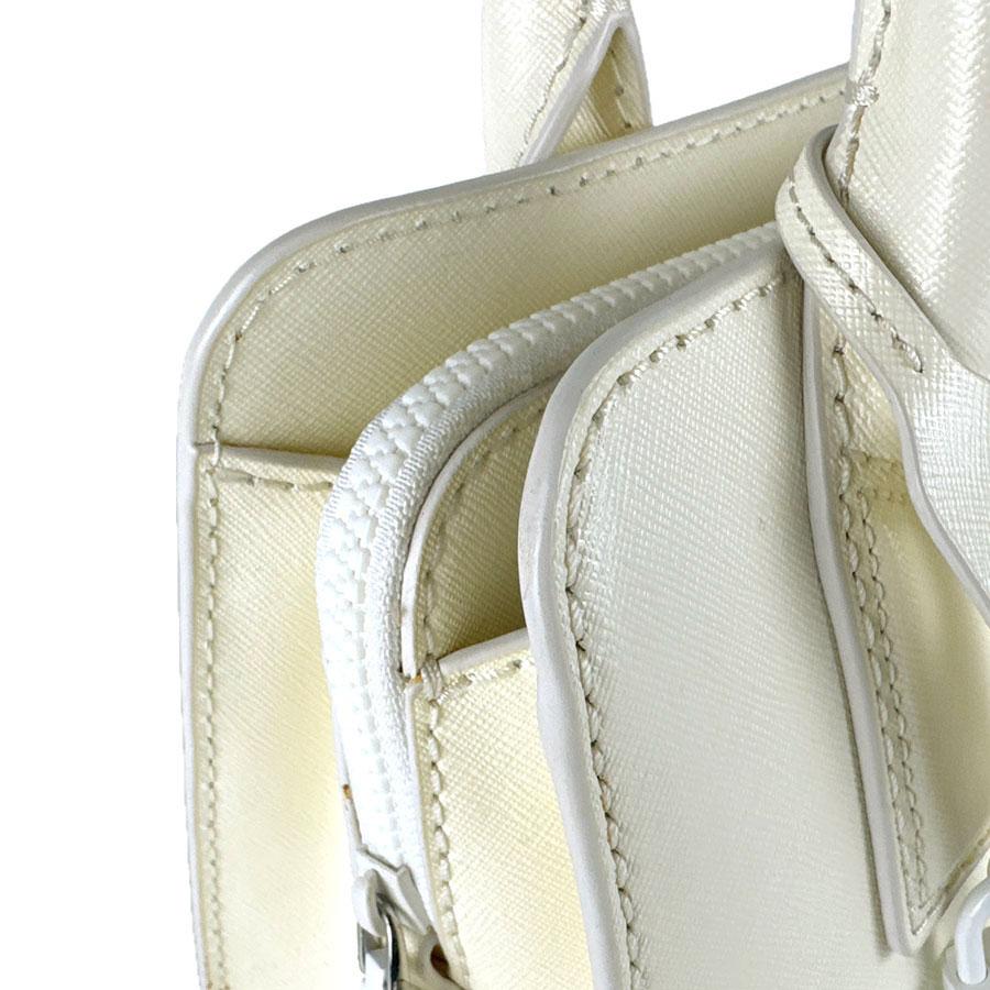 マークジェイコブス MARC JACOBS ハンドバッグ ショルダーバッグ THE LITTLE BIG SHOT レザー アイボリー