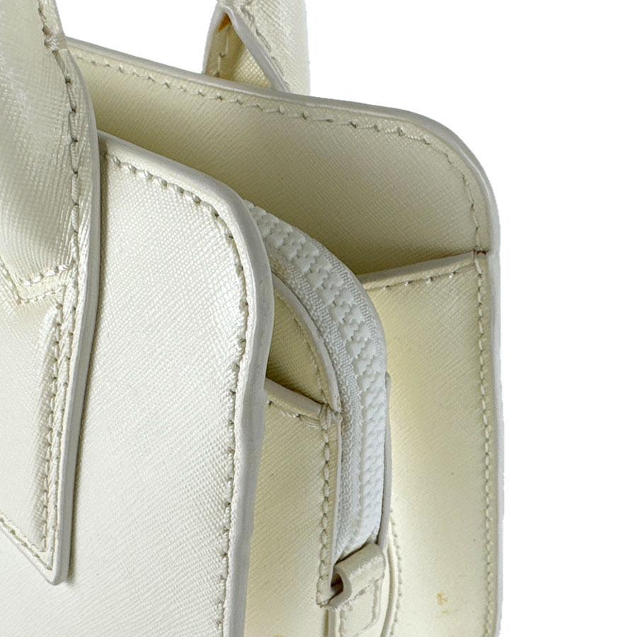 マークジェイコブス MARC JACOBS ハンドバッグ ショルダーバッグ THE LITTLE BIG SHOT レザー アイボリー