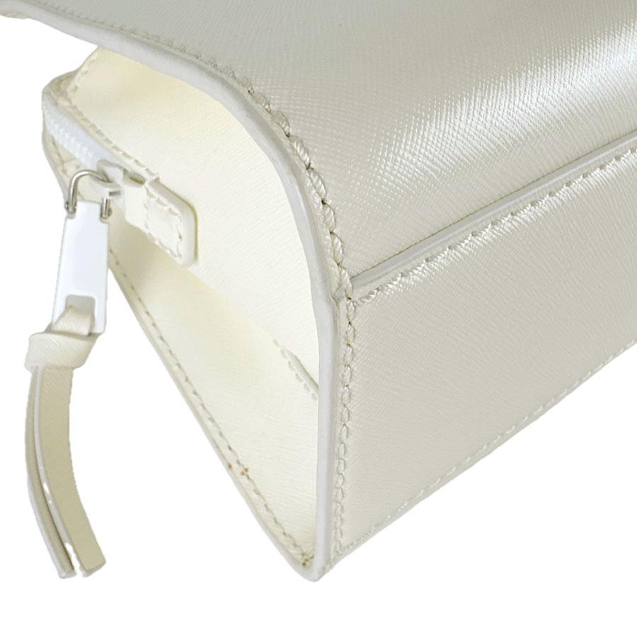 マークジェイコブス MARC JACOBS ハンドバッグ ショルダーバッグ THE LITTLE BIG SHOT レザー アイボリー