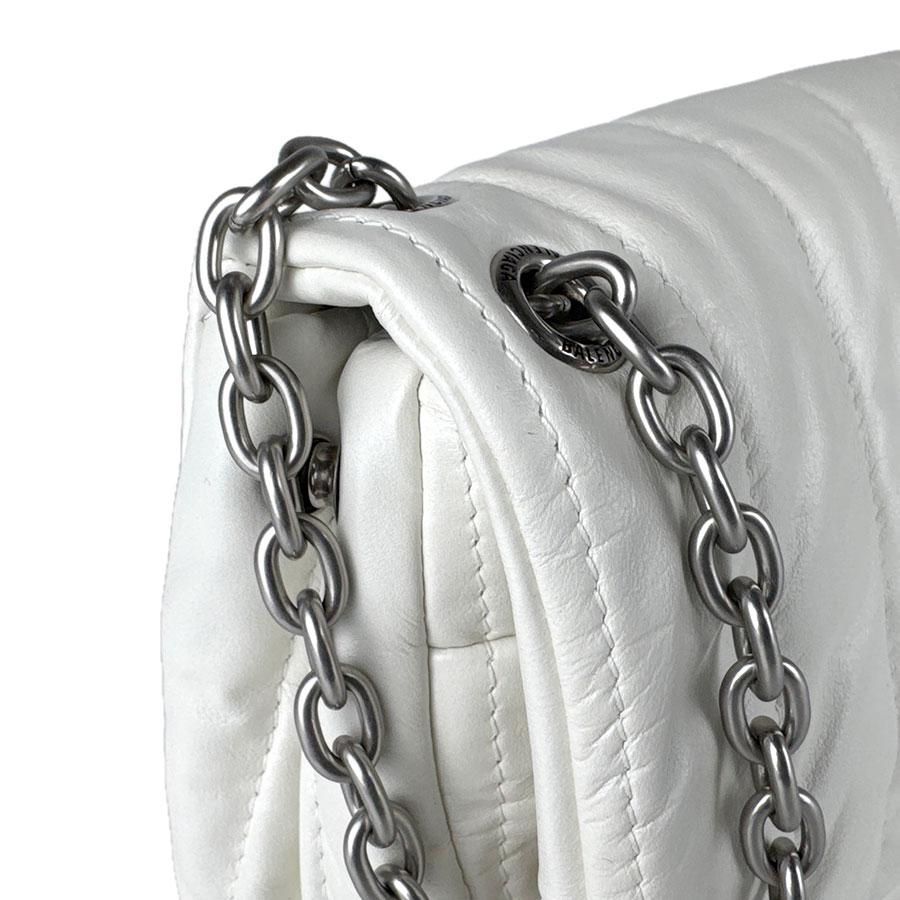 BALENCIAGA（バレンシアガ） ショルダーバッグ モナコ レザー ホワイト