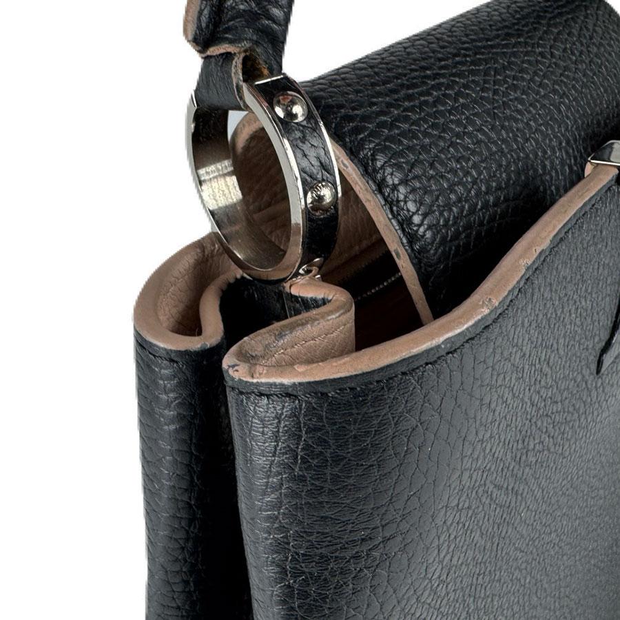 ヴィトン カプシーヌBB ショルダー ハンドバッグ ブラック LOUIS VUITTON(ルイヴィトン) / カプシーヌBB_フラワー/ハンドバッグ