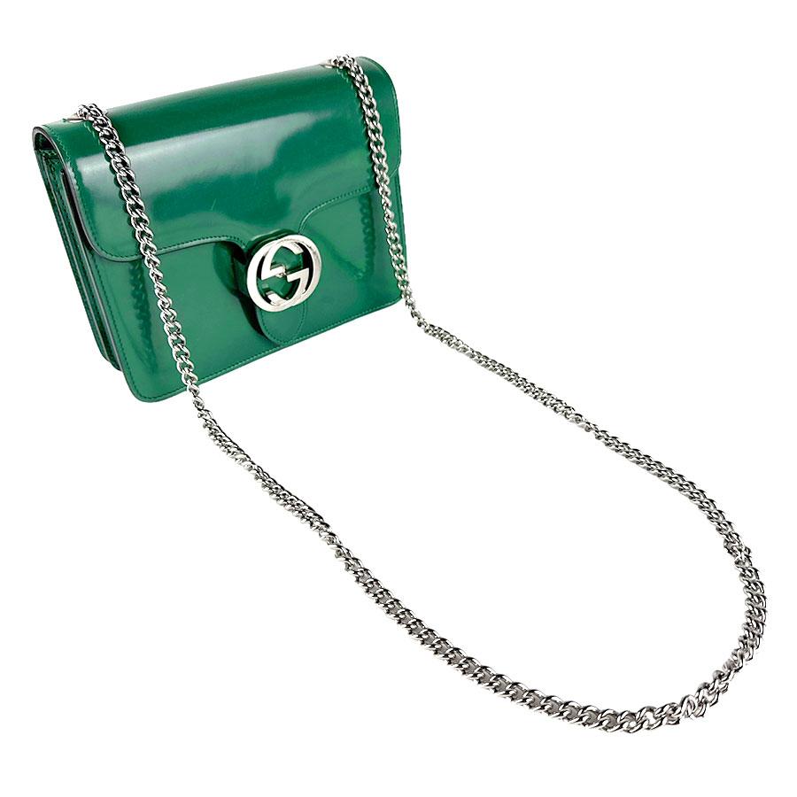 GUCCI（グッチ） ショルダーバッグ インターロッキングG レザー/メタル