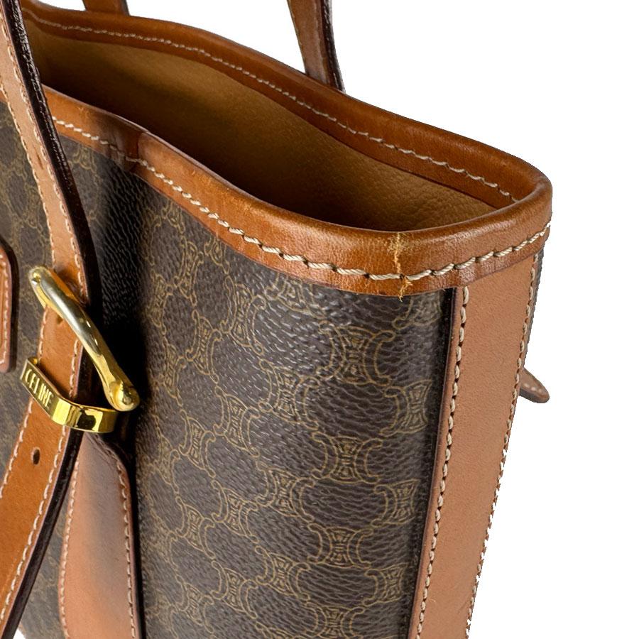 CELINE（セリーヌ） ショルダーバッグ マカダム PVC/レザー ブラウン