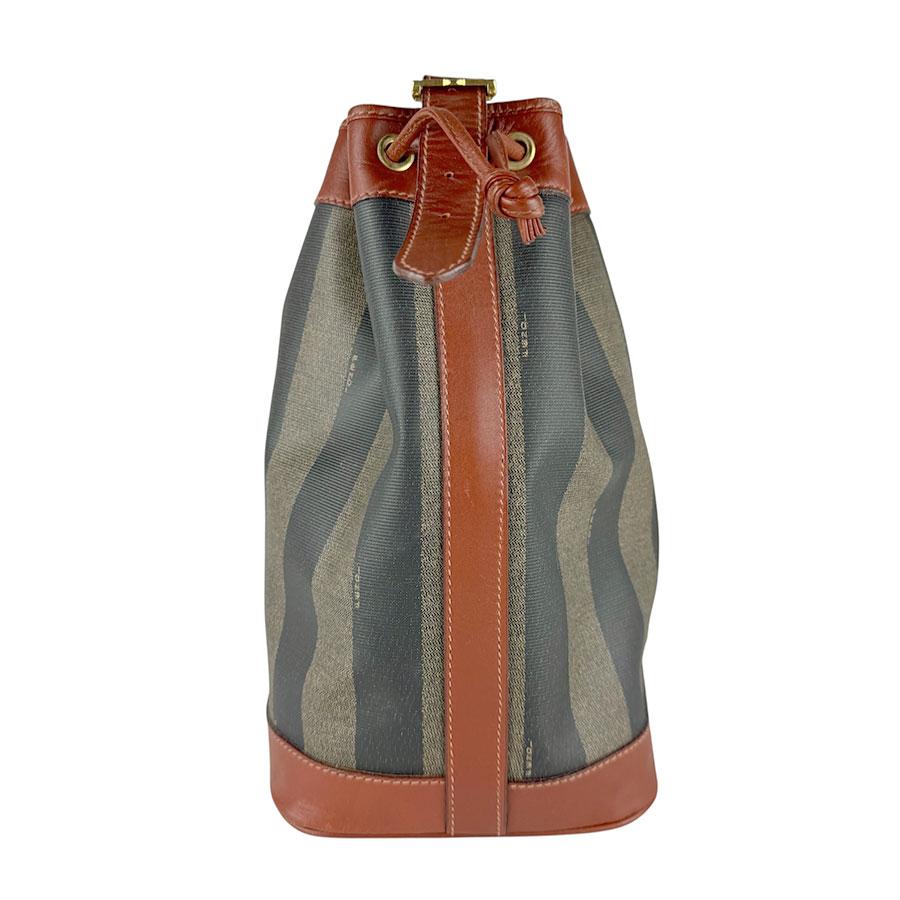 FENDI フェンディ ペカン PVCカーフ レザー ガーメントバッグ FENDI（フェンディ） ショルダーバッグ ペカン PVC/レザー ブラウン
