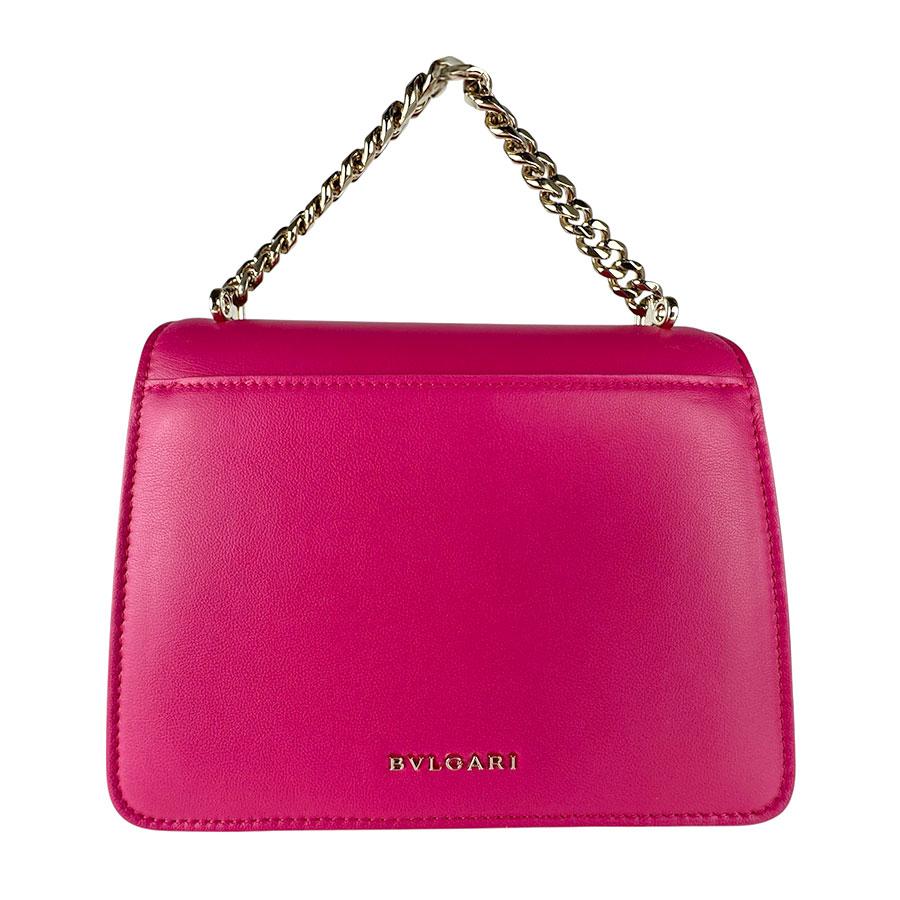BVLGARI(ブルガリ) ショルダーバッグ美品  セルペンティ フォーエバー パープル チェーンショルダー レザー ブルガリ セルペンティ フォーエバー レザー チェーンショルダーバッグ