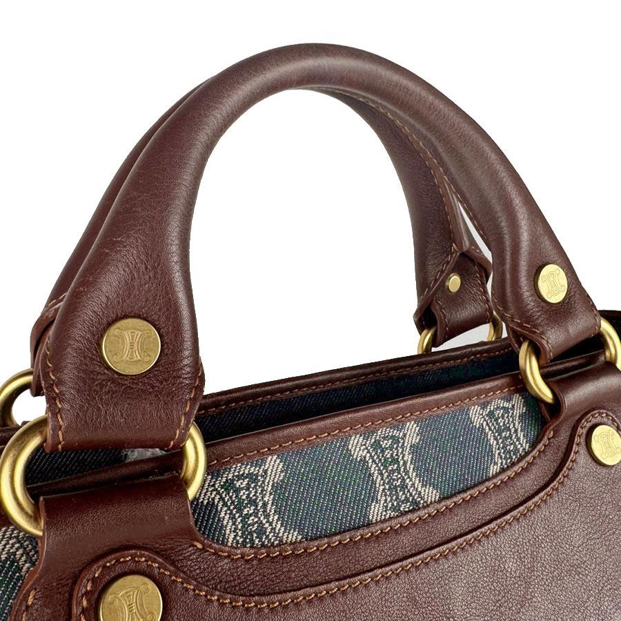 CELINE ブギーバッグ ハンドバッグ ダークブラウン CELINE（セリーヌ） ハンドバッグ ブギーバッグ デニム/レザー