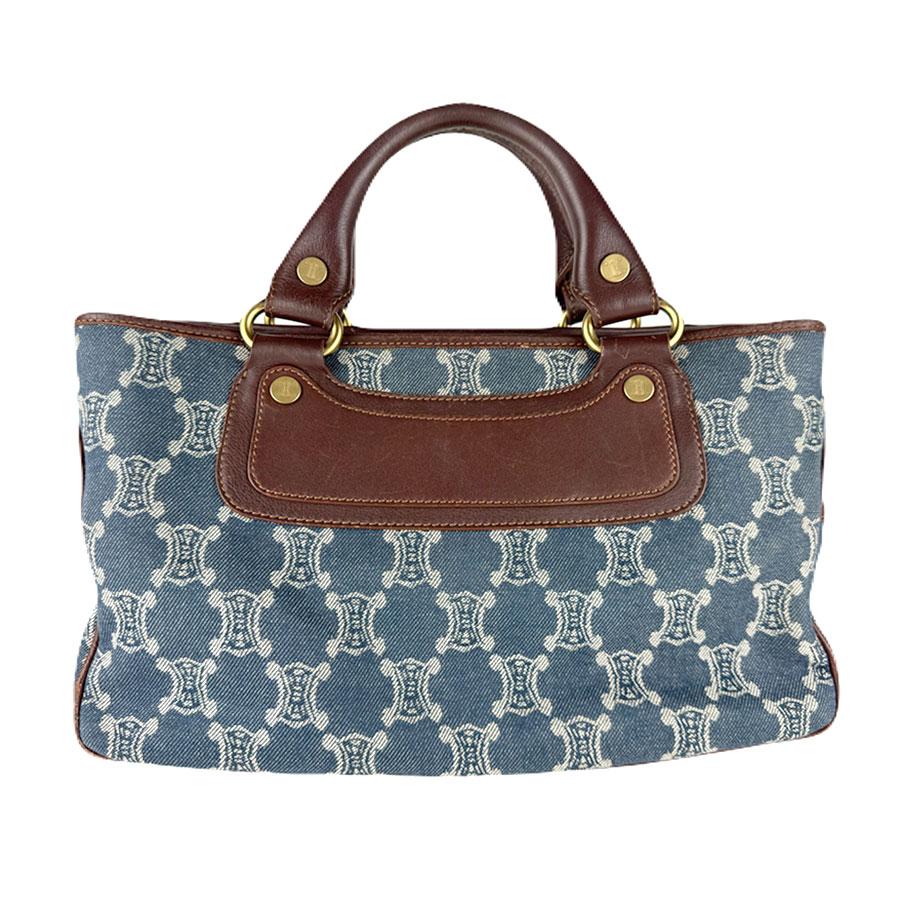 CELINE（セリーヌ） ハンドバッグ ブギーバッグ デニム/レザー