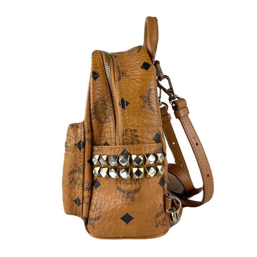 MCM（エムシーエム） エム シー エム リュック レザー ブラウン