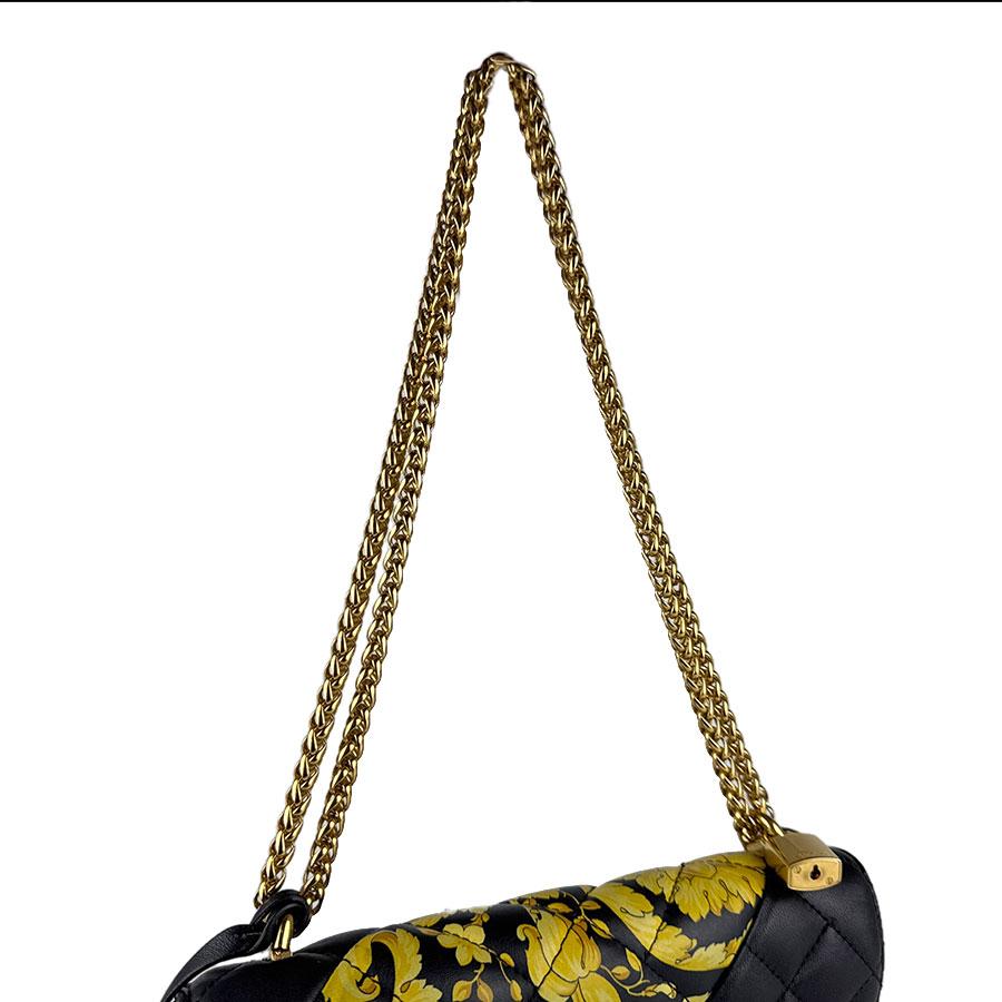 ヴェルサーチ VERSACE ショルダーバッグ レザー ブラック