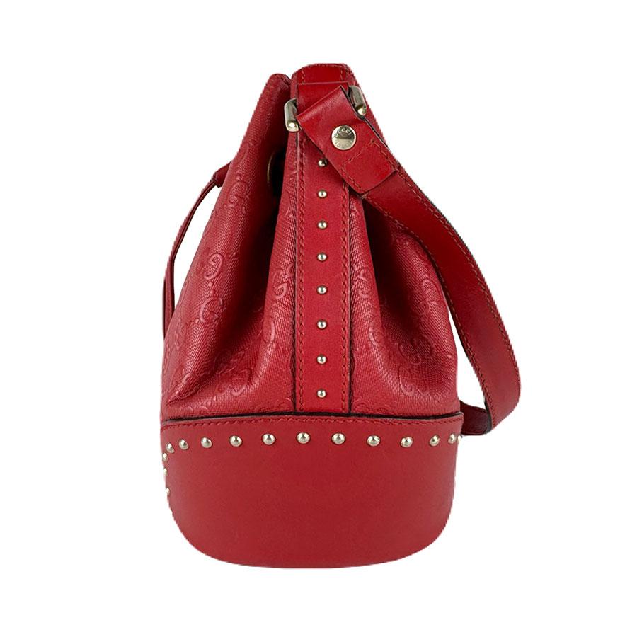 Gucci 赤 ショルダーバッグ GUCCI（グッチ） ショルダーバッグ レザー レッド : ブランドバリュー