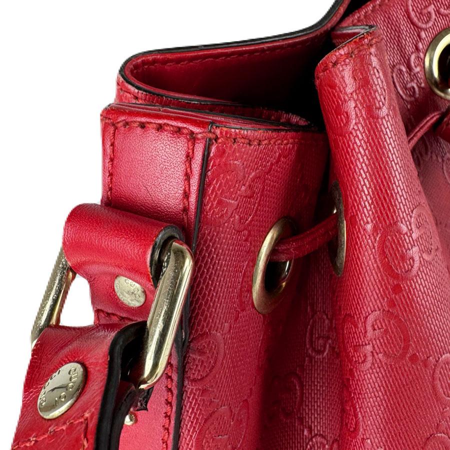 GUCCI グッチレザーショルダーバッグ レッド GUCCI（グッチ） ショルダーバッグ レザー レッド : ブランドバリュー