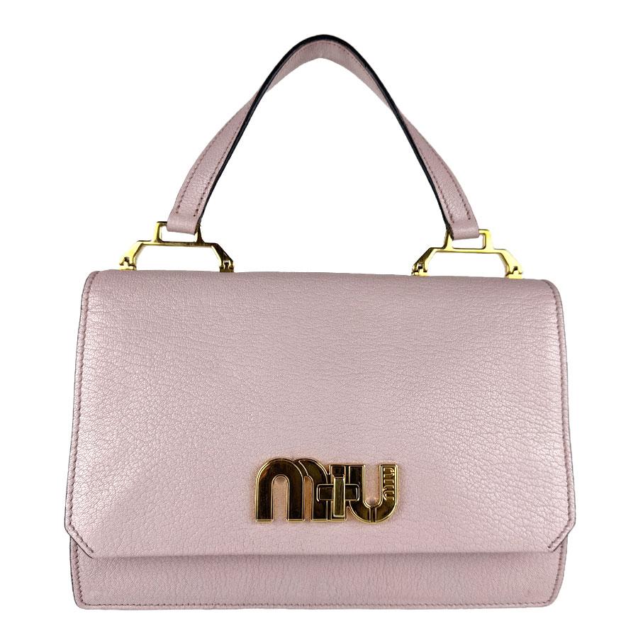 miu miu（ミュウミュウ） ショルダーバッグ ハンドバッグ レザー