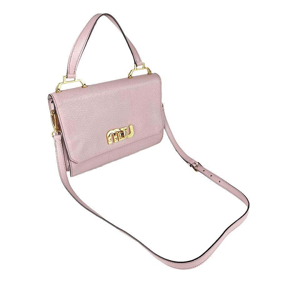 miu miu（ミュウミュウ） ショルダーバッグ ハンドバッグ レザー