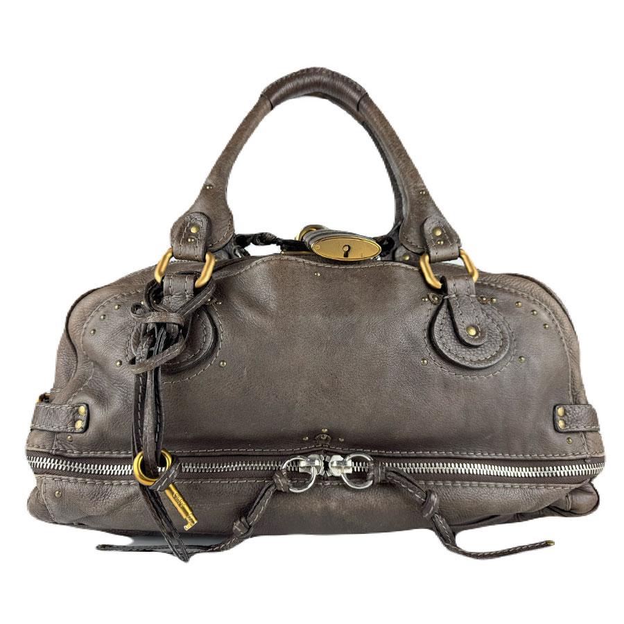 Chloe クロエ　パディントン レザーハンドバッグ　チョコレートブラウン Chloe（クロエ） ハンドバッグ パディントン レザー ブラウン