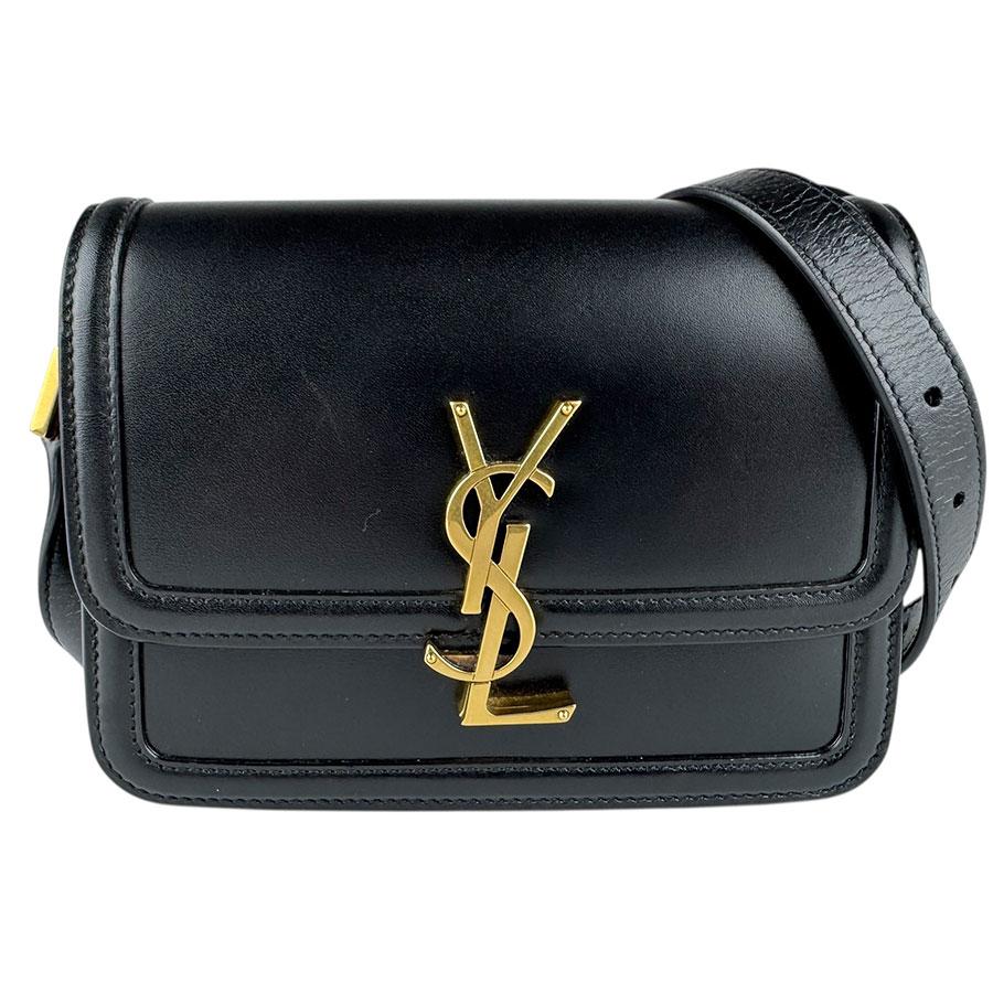 サンローラン SAINT LAURENT ショルダーバッグ ソルフェリーノ レザー ブラック レディース 送料無料【中古】 z9003 サンローラン SAINT LAURENT ショルダーバッグ ソルフェリーノ レザー