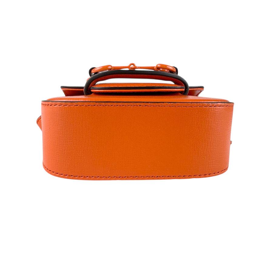 GUCCI（グッチ） ショルダーバッグ ホースビット1955 レザー オレンジ