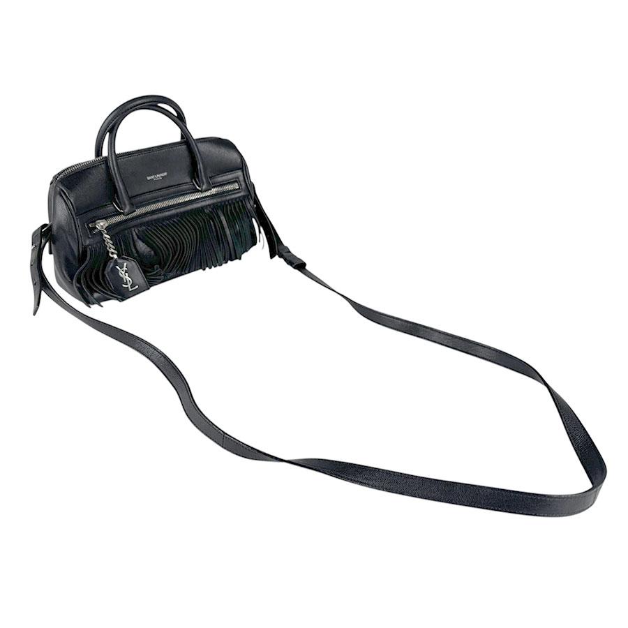 【美品】サンローラン ベイビーダッフル ブラック ショルダーバッグ ハンドバッグ サンローラン SAINT LAURENT ハンドバッグ ショルダーバッグ ベイビー