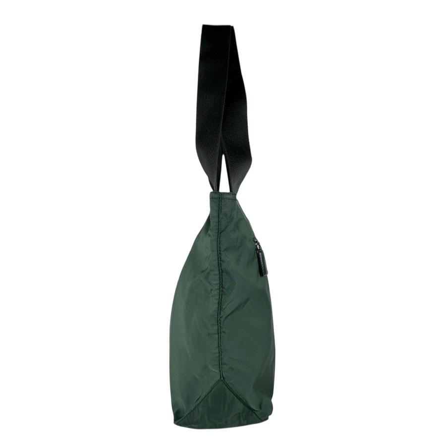 PRADA プラダ 筒型 ショルダーバッグ ナイロン カーキ PRADA（プラダ） ショルダーバッグ トートバッグ ナイロン ダーク
