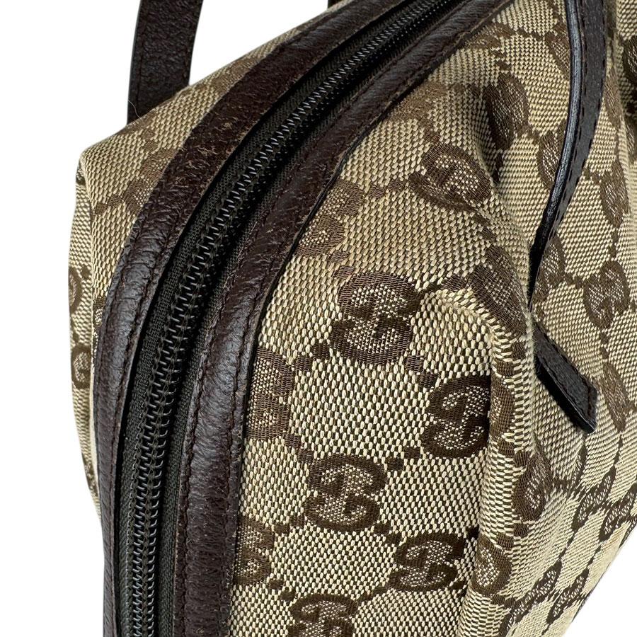 GUCCI（グッチ） ハンドバッグ GGキャンバス/レザー ブラウン