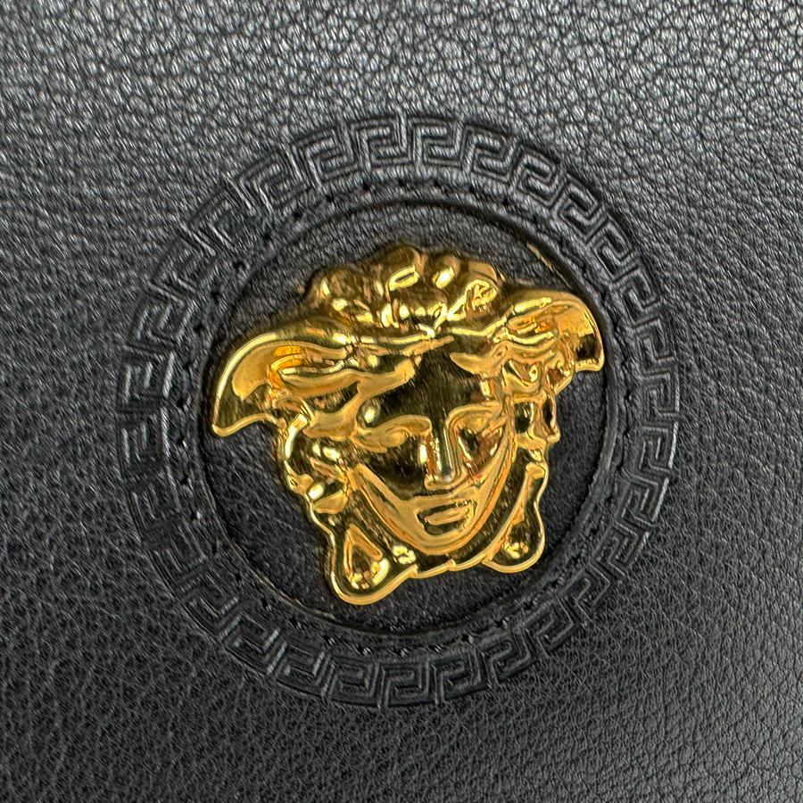 ヴェルサーチ VERSACE クラッチバッグ メデューサ レザー ブラック