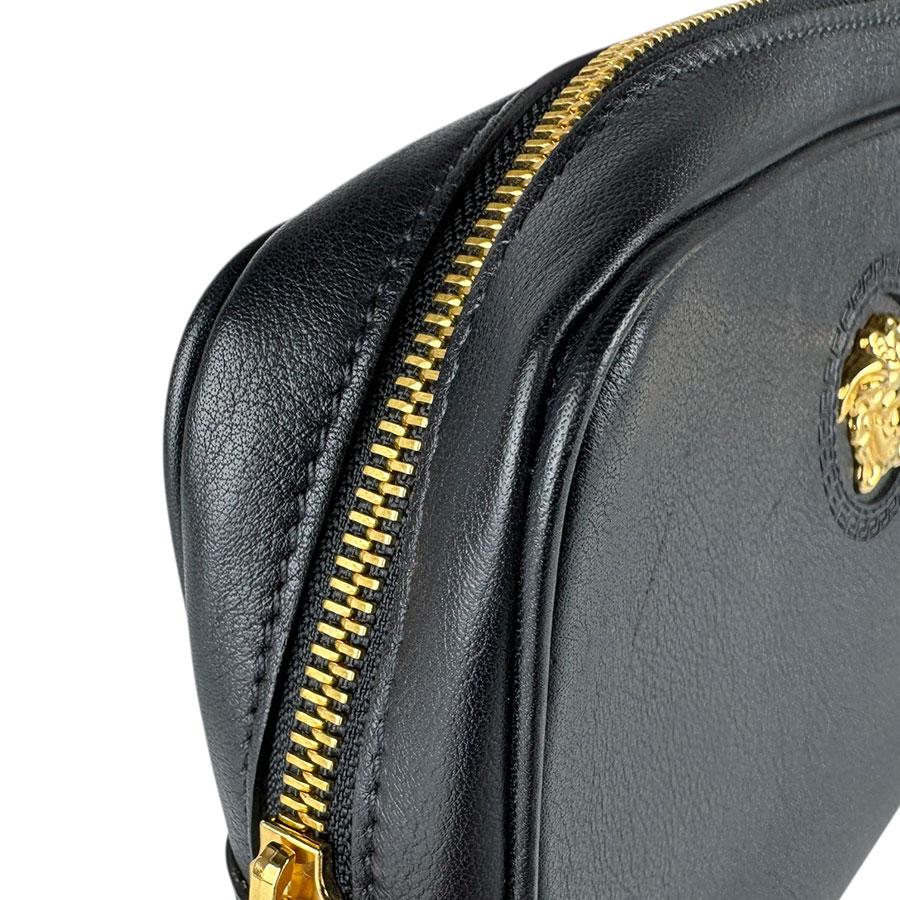 ヴェルサーチ VERSACE クラッチバッグ メデューサ レザー ブラック