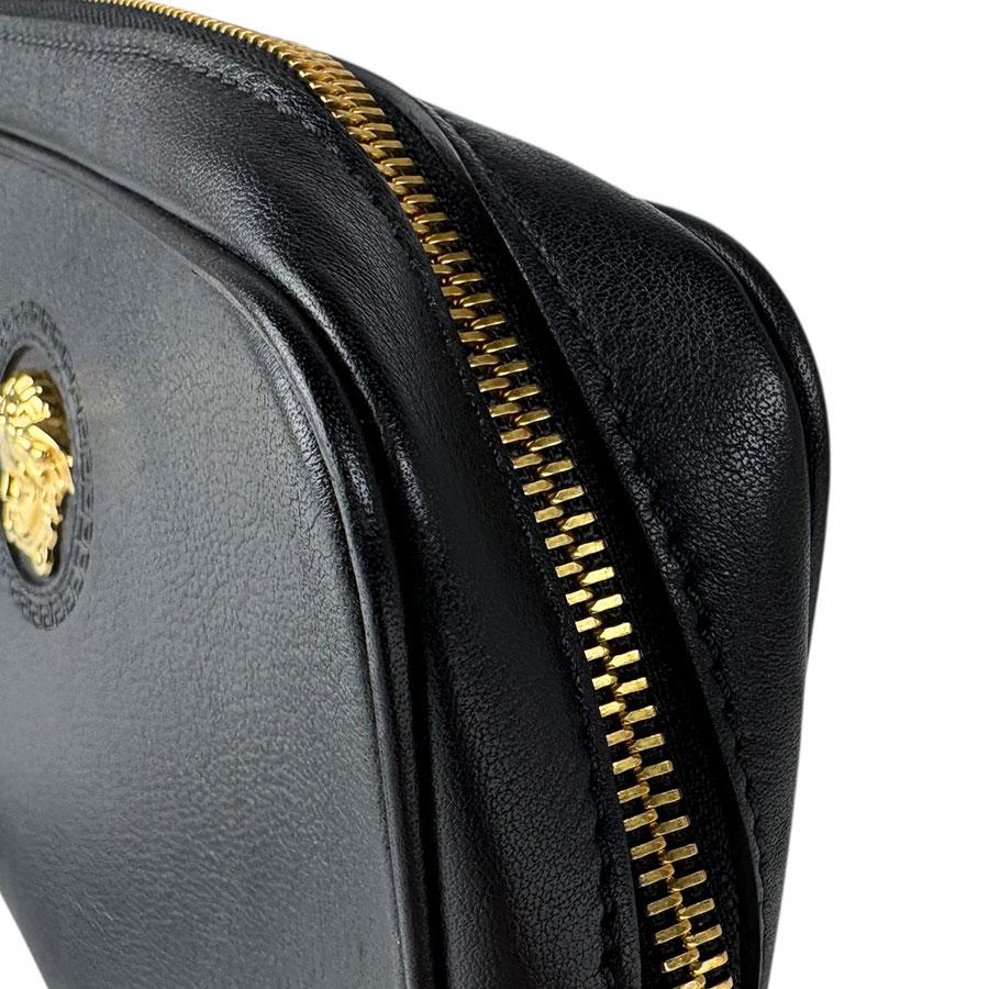 ヴェルサーチ VERSACE クラッチバッグ メデューサ レザー ブラック