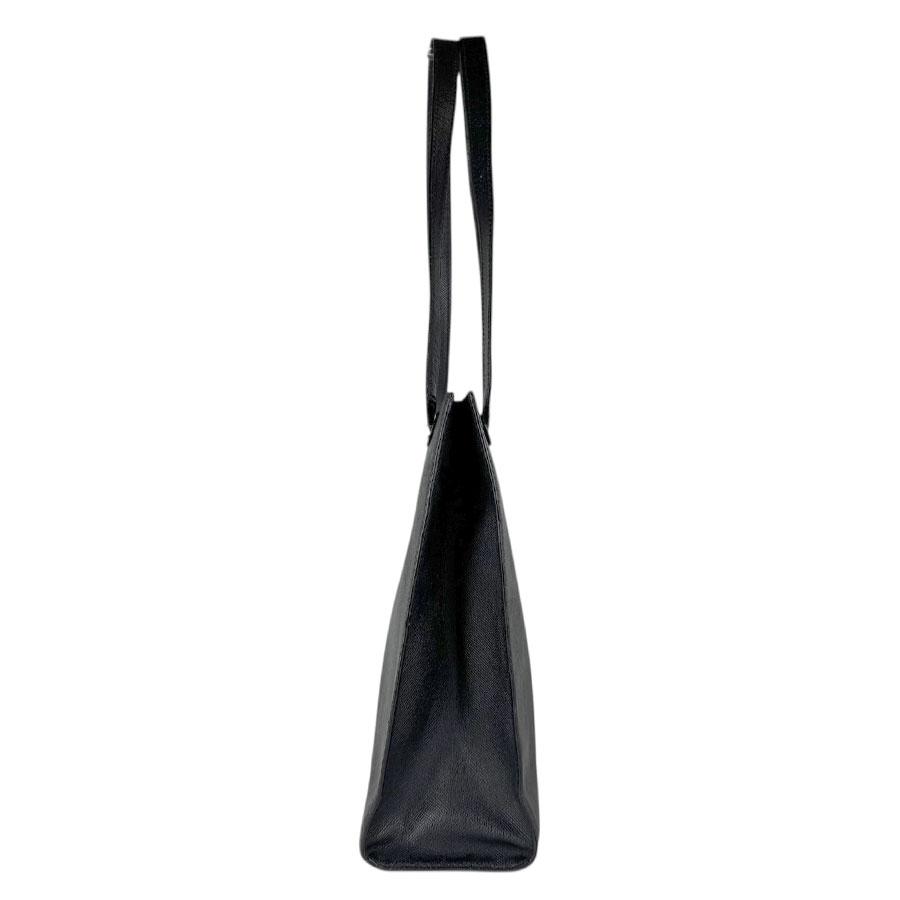 太陽様　CHANEL シャネル ブラックレザー トートバッグ ショルダーバッグ CHANEL（シャネル） ショルダーバッグ レザー ブラック : ブランド