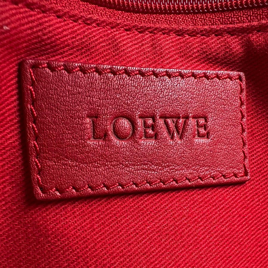 ロエベ LOEWE ショルダーバッグ ショッパートート レザー レッド_11
