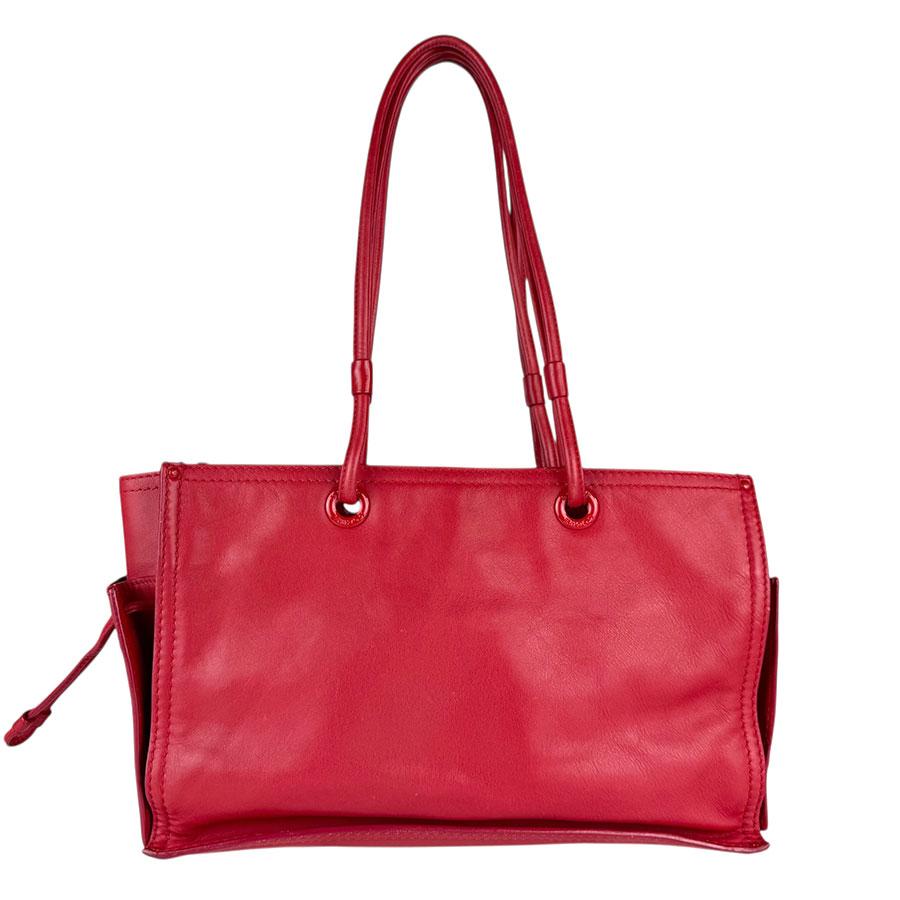 ロエベ LOEWE ショルダーバッグ ショッパートート レザー レッド_2