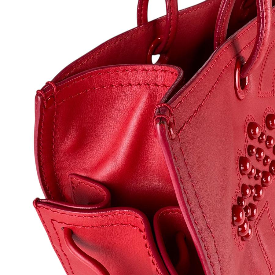 ロエベ LOEWE ショルダーバッグ ショッパートート レザー レッド_5