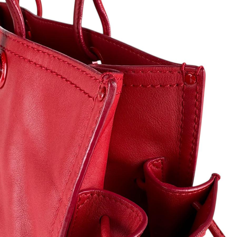 ロエベ LOEWE ショルダーバッグ ショッパートート レザー レッド_6