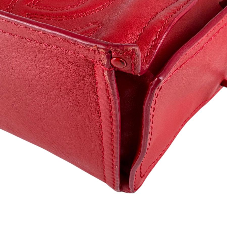 ロエベ LOEWE ショルダーバッグ ショッパートート レザー レッド_8