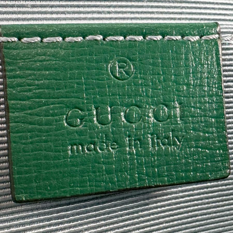 グッチ GUCCI ショルダーバッグ ホースビット ストロー グリーン