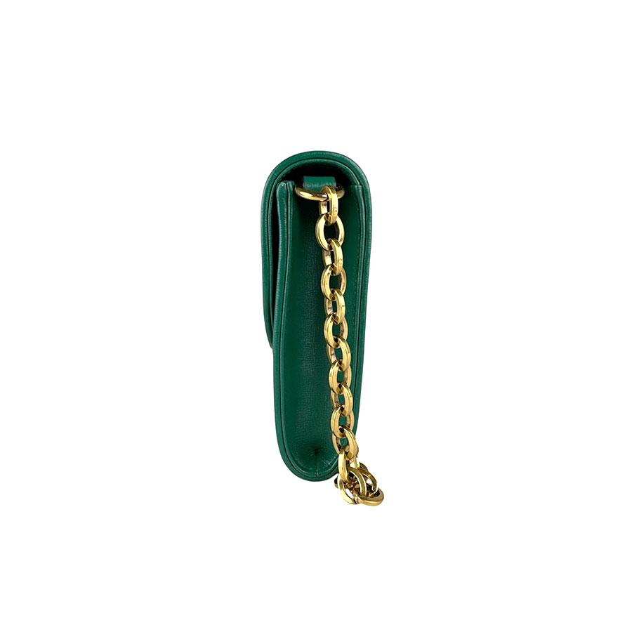 グッチ GUCCI ショルダーバッグ ホースビット ストロー グリーン