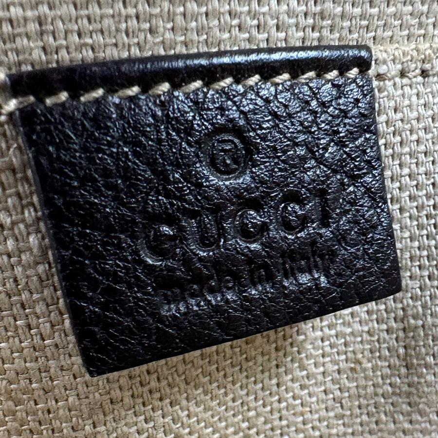 GUCCI ショルダーバッグ　ビー GUCCI（グッチ） ショルダーバッグ Bee GGキャンバス/レザー ブラウン