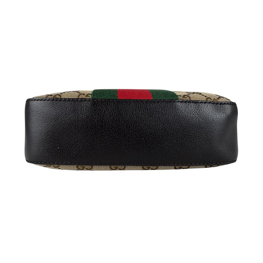 GUCCI（グッチ） ショルダーバッグ Bee GGキャンバス/レザー ブラウン