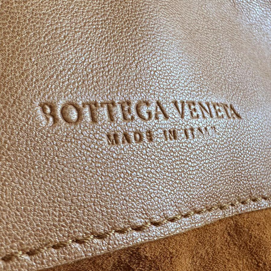 ボッテガヴェネタ BOTTEGAVENETA ハンドバッグ イントレチャート レザー ブラウン
