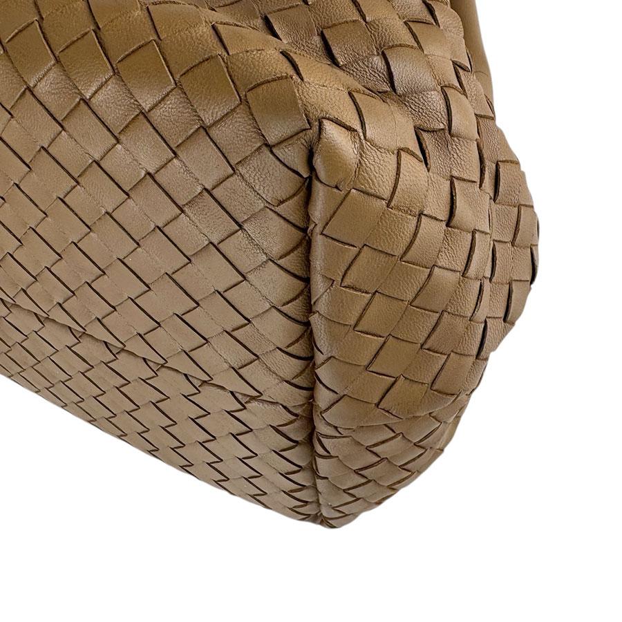 ボッテガヴェネタ BOTTEGAVENETA ハンドバッグ イントレチャート レザー ブラウン