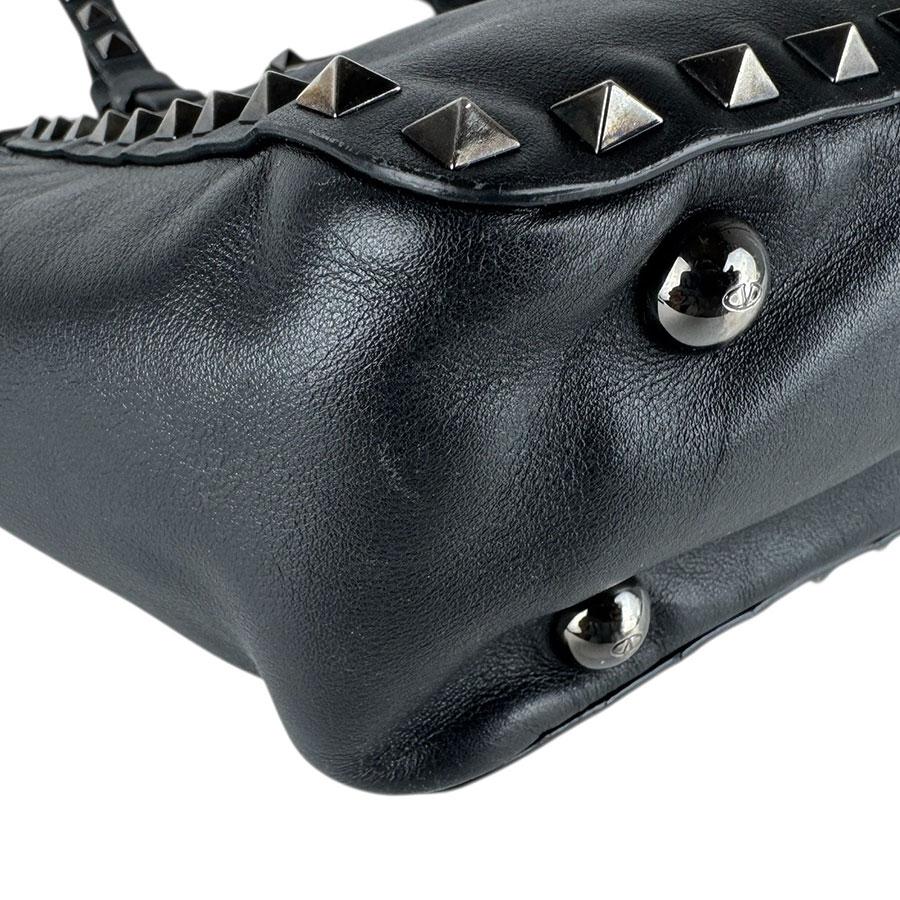 ヴァレンティノ ガラヴァーニ Valentino Garavani ハンドバッグ ショルダーバッグ ロックスタッズ レザー/メタル ブラック