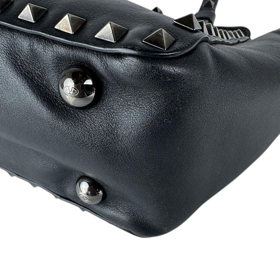 ヴァレンティノ ガラヴァーニ Valentino Garavani ハンドバッグ ショルダーバッグ ロックスタッズ レザー/メタル ブラック
