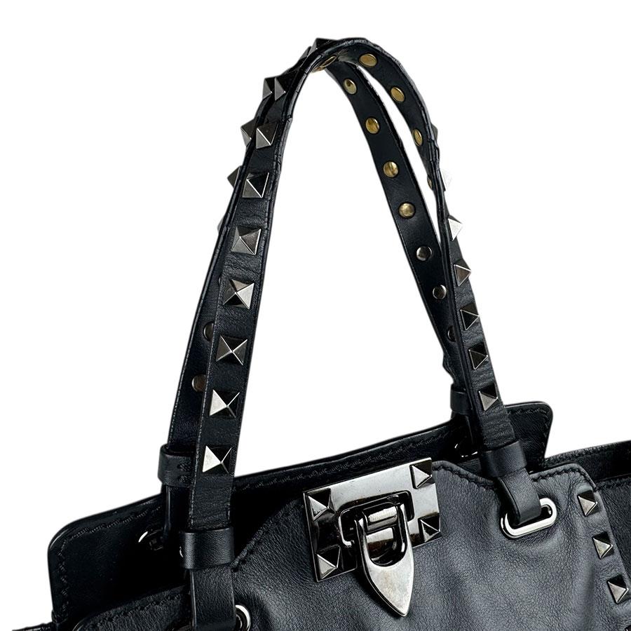 ヴァレンティノ ガラヴァーニ Valentino Garavani ハンドバッグ ショルダーバッグ ロックスタッズ レザー/メタル ブラック